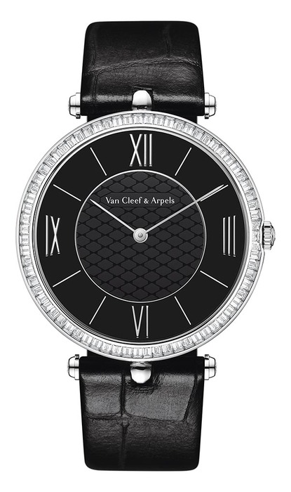 Van Cleef & Arpels Pierre Arpels Platine 鑲鑽腕錶,錶徑38毫米,價格電洽